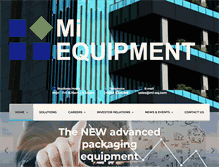 Tablet Screenshot of mi-eq.com